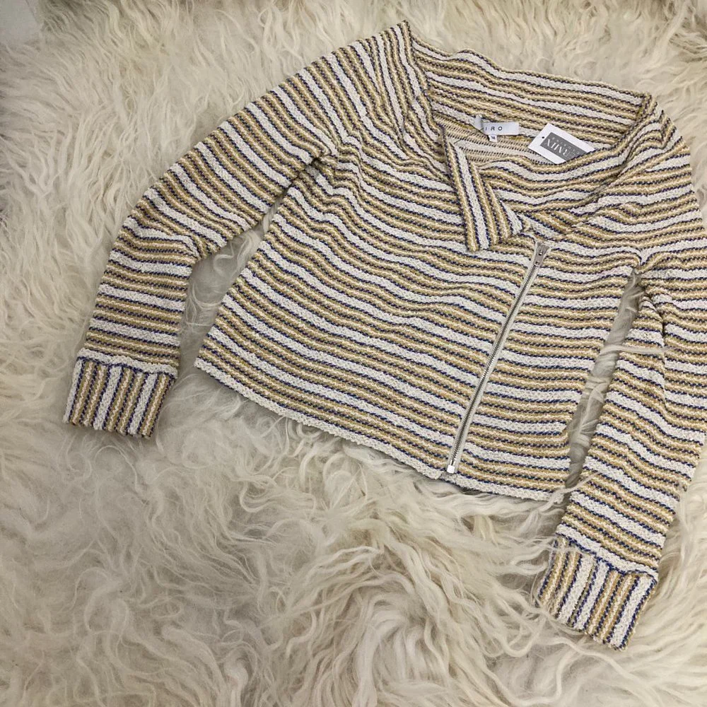 IRO Striped Evening Jacket - Picture 3 of 12